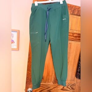 Figs British Racing Green Scrub Pants